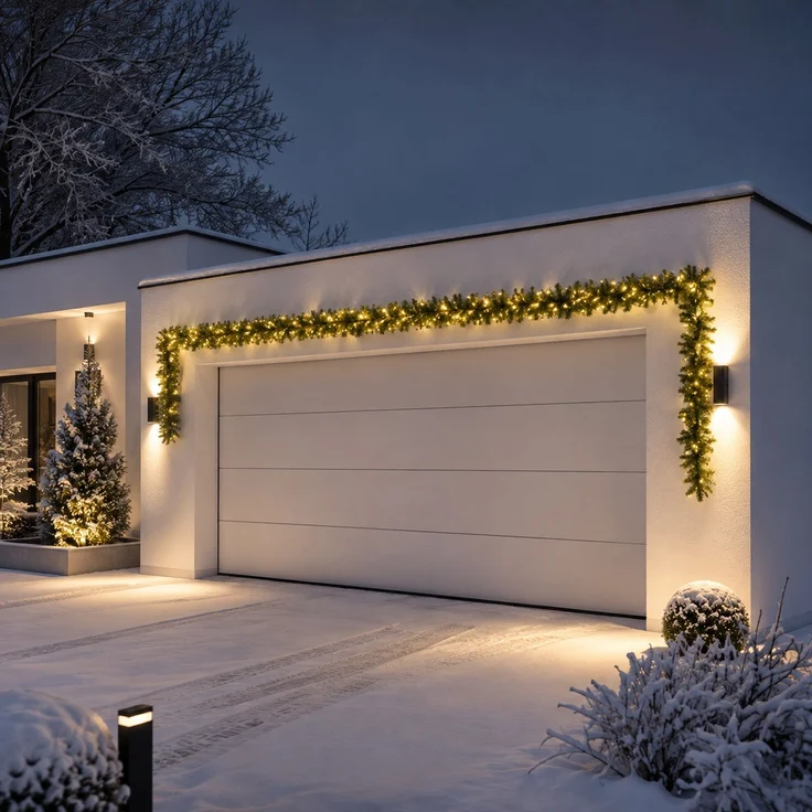 XXL LED Tannengirlande Weihnachtsbeleuchtung 810cm mit 100 LED – Bild 1