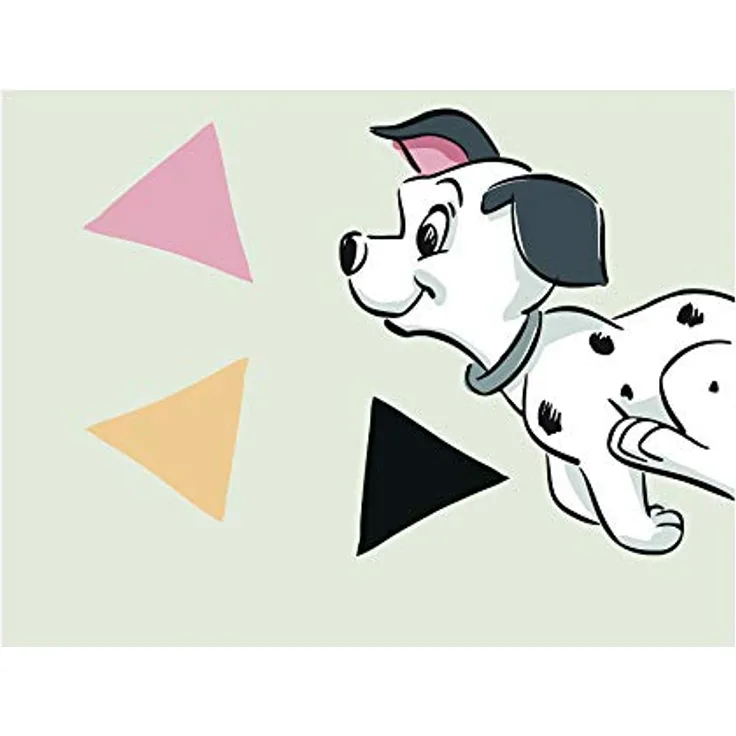 Komar Disney Wandbild 101 Dalmatiner Angles Landscape, Kinderzimmer-Dekoration, Kunstdruck 50x40cm, seidenmatt, ohne Rahmen, WB002-50x40