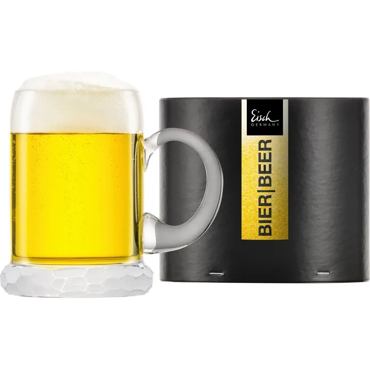 Eisch Hamilton Bierseidel 500 ml in Geschenkröhre