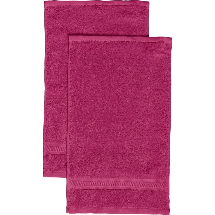 REDBEST Gästehandtuch Gästetuch "Chicago" 2er-Pack, Frottier (2-St), Walk-Frottier Uni – Bild 1