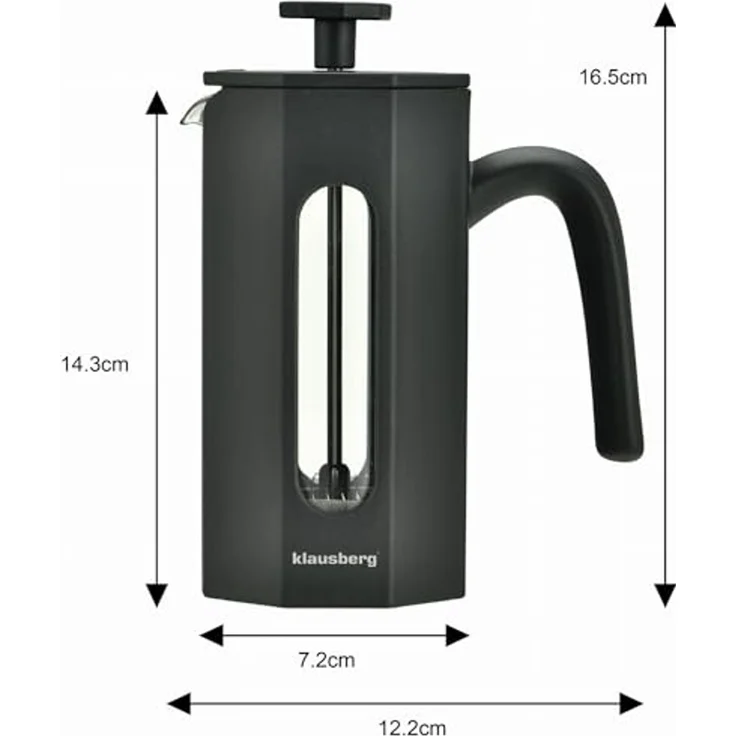Klausberg Klausberg Kaffee-/Teebereiter 0,35l French Press KB7676 – Bild 4