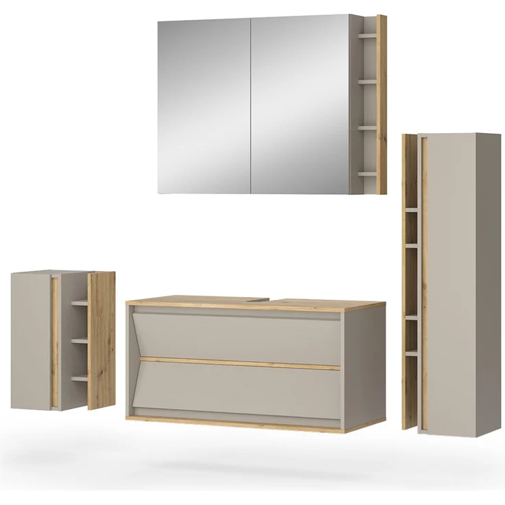 Badmöbel-Set Edelin Cashmere 4-teilig Vicco – Bild 1