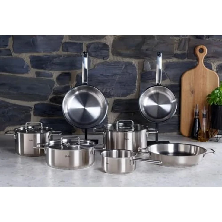 Fissler Servierpfanne Fissler Pure Collection Servierpfanne, Edelstahl 18/10 (1-tlg), Backofengeeignet bis 230°C, Schüttrand, Made in Germany – Bild 3