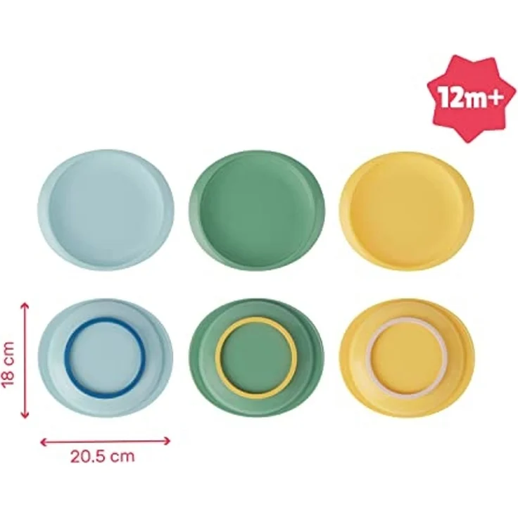 BADABULLE Teller 3er Set 624716 – Bild 6