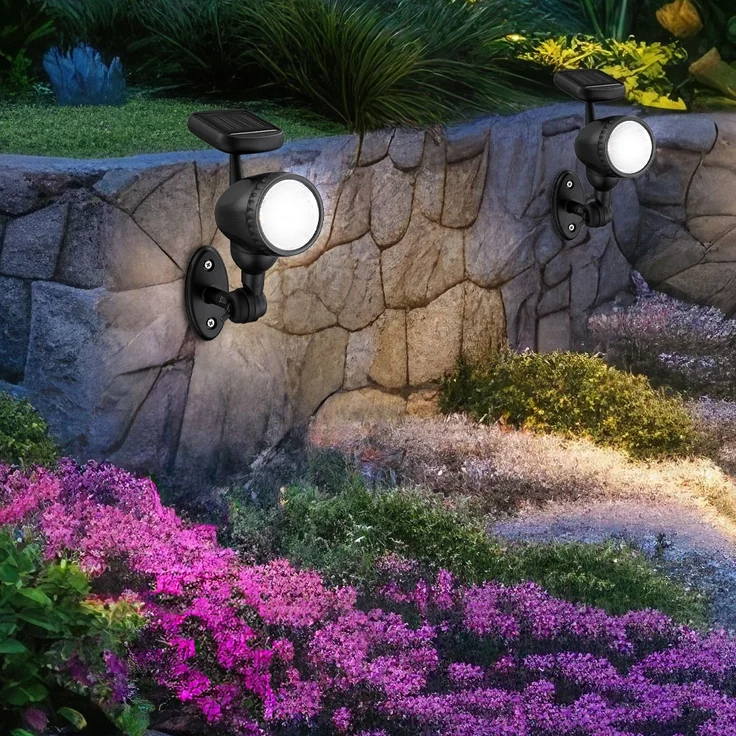 3er Set LED Solarleuchten für den Außenbereich – Bild 5