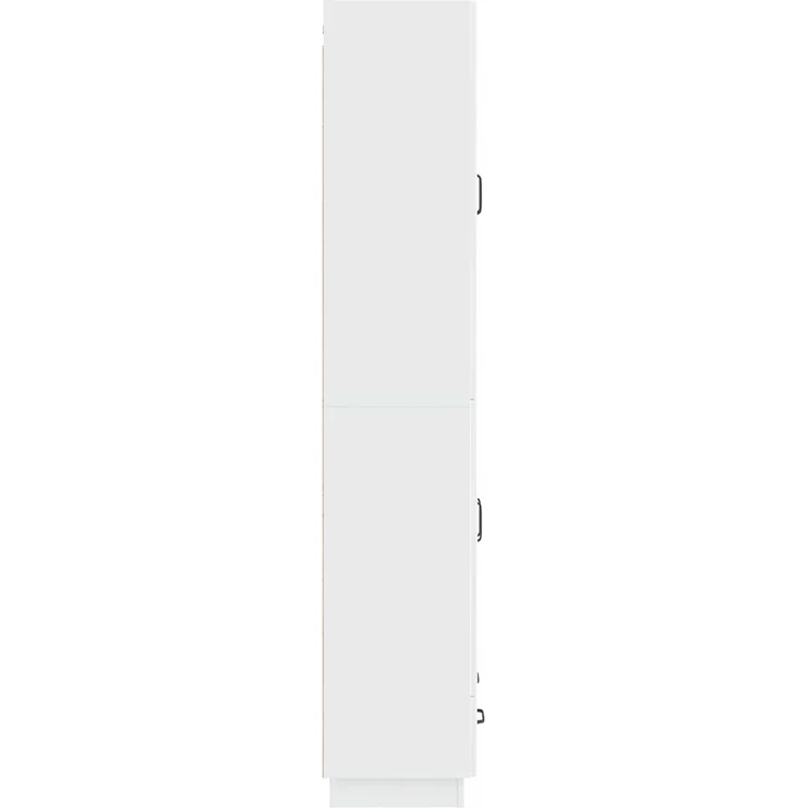 vidaXL Schrankset 2 pcs Hochglanz Weiß Holzwerkstoff 3416776 – Bild 5