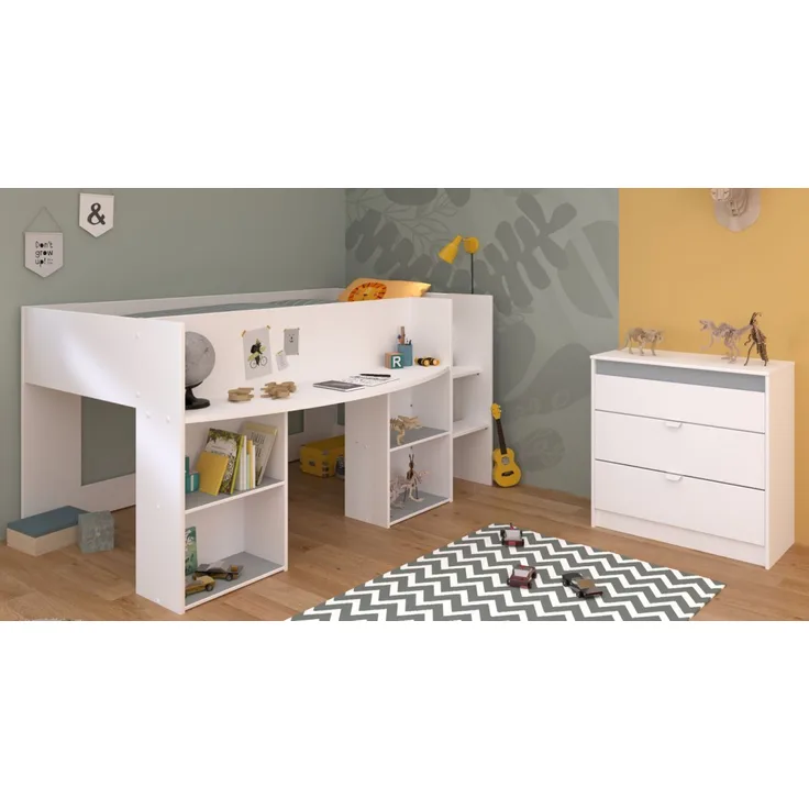 Parisot Kinderzimmer und Jugendzimmer Pirouette in weiß Set 2-tlg.