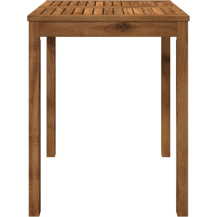 vidaXL Gartentisch LAREN Natur 60 x 60,5 x 75 cm Massivholz Akazie 901246 – Bild 3