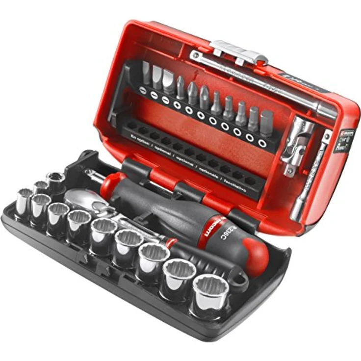 Facom Steckschluessel-Set 1/4 12-Kant 27-tlg – Bild 2