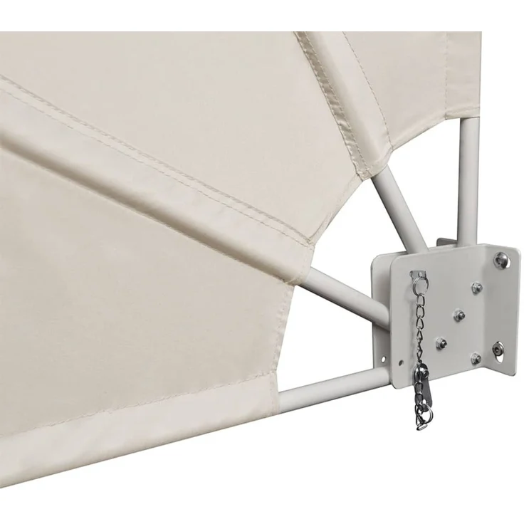 vidaXL Faltbarer Balkonfächer Creme 160×240 cm 41577 – Bild 5
