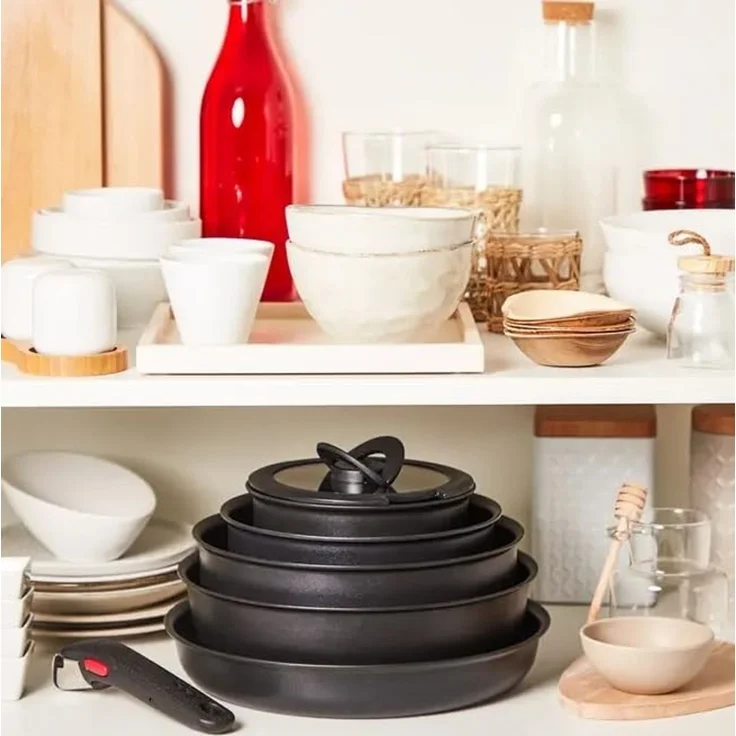 Tefal Ingenio Eco resist Wokpan 28 cm Black – Bild 4