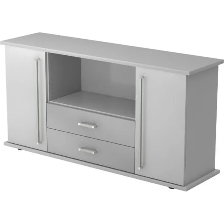 Sideboard 2 Türen, 2 Schübe CE Grau