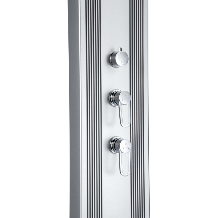 Formidra Hybriddusche "Dada Straight", silber, 40 L – Bild 3