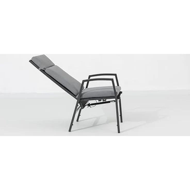Gardissimo Gartenstuhl 2 er Set Vigo Lounge Stuhl Dining Alu Move Stapelstuhl (Spar-Set), verstellbare Rückenlehne stapelbar wetterfest 120 kg Tragkraft – Bild 6