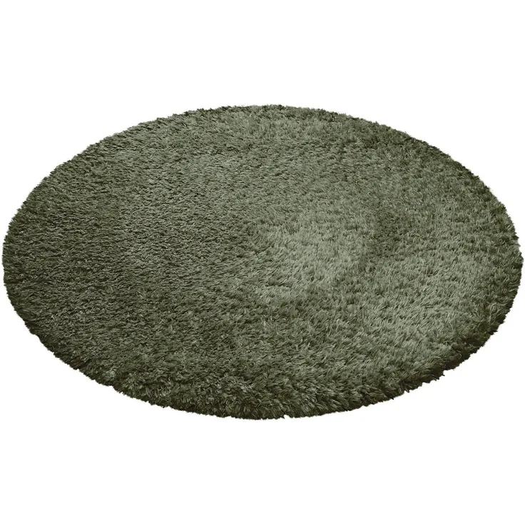 Esprit Hochflor-Teppich YOGI, rund, Höhe: 50 mm, flauschiger Flor, nachhaltig, gewebt, Wohnzimmer, Schlafzimmer, uni