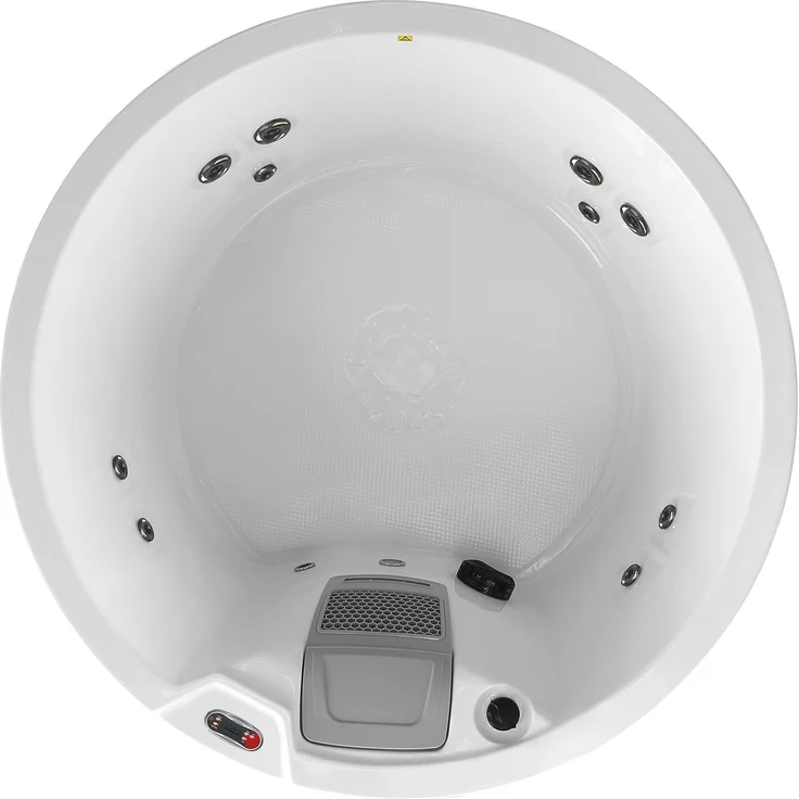 Canadian Spa Company Okanagan, Aussenwhirlpool für 4 Personen, 10 Düsen, Plug & Play, Ø 160 cm, Ozon-Wasserpflegesystem