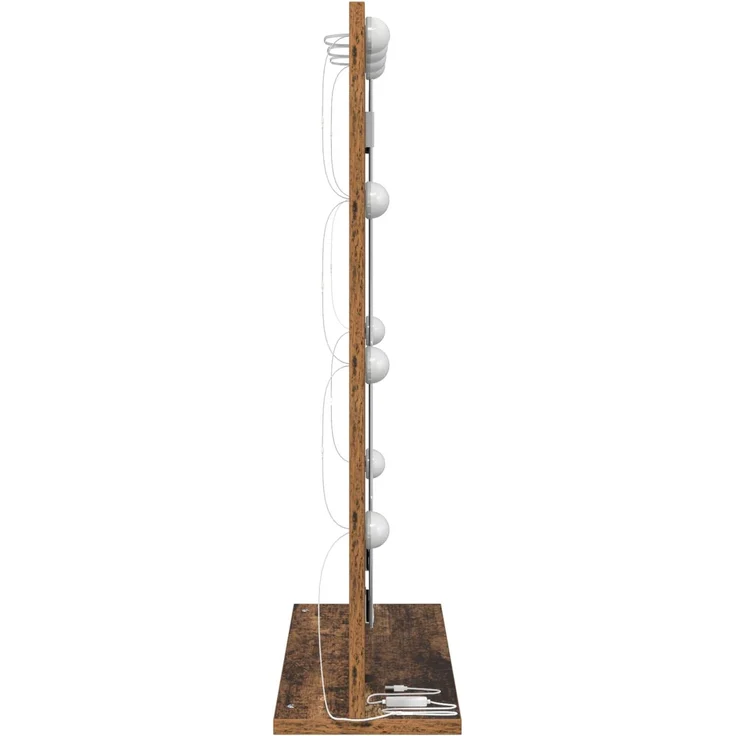 vidaXL Waschtischspiegel Rechtwinklig Altholz 70 x 50 x 18 cm 868339 – Bild 4