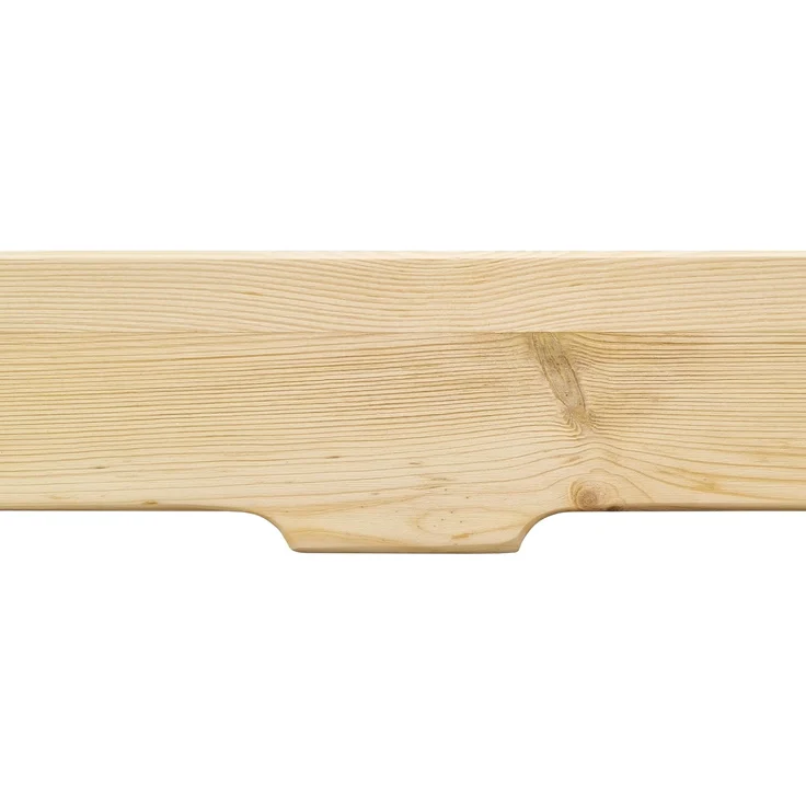 Stabiles Gästebett extra niedriges Bettrahmen Futonbett 120x200 Kiefer klar lackiert V-60.47K-12ohne Zubehör – Bild 8