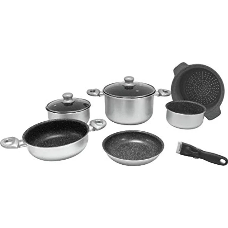 Gimex Topfset Alu Silver Line 9-tlg. – Bild 2