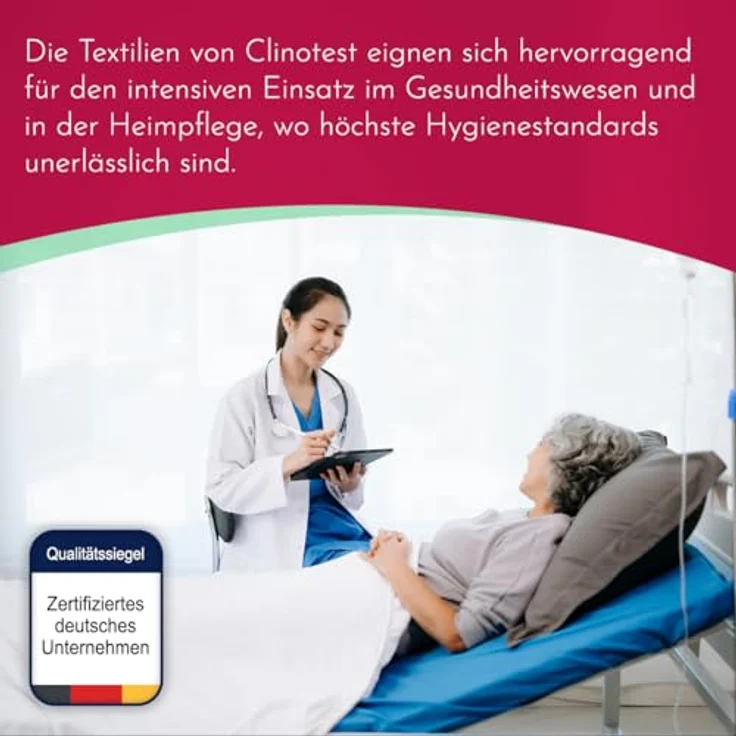 Clinotest Kochschürze Vorbinder in 60x80 cm, in hervorragender Qualität für Frau und Mann, Bindemänder – Bild 5