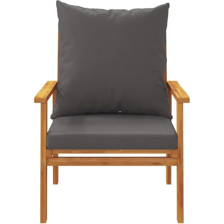 vidaXL 4-tlg. Garten-Lounge-Set mit Kissen Massivholz Akazie 3211796 – Bild 11