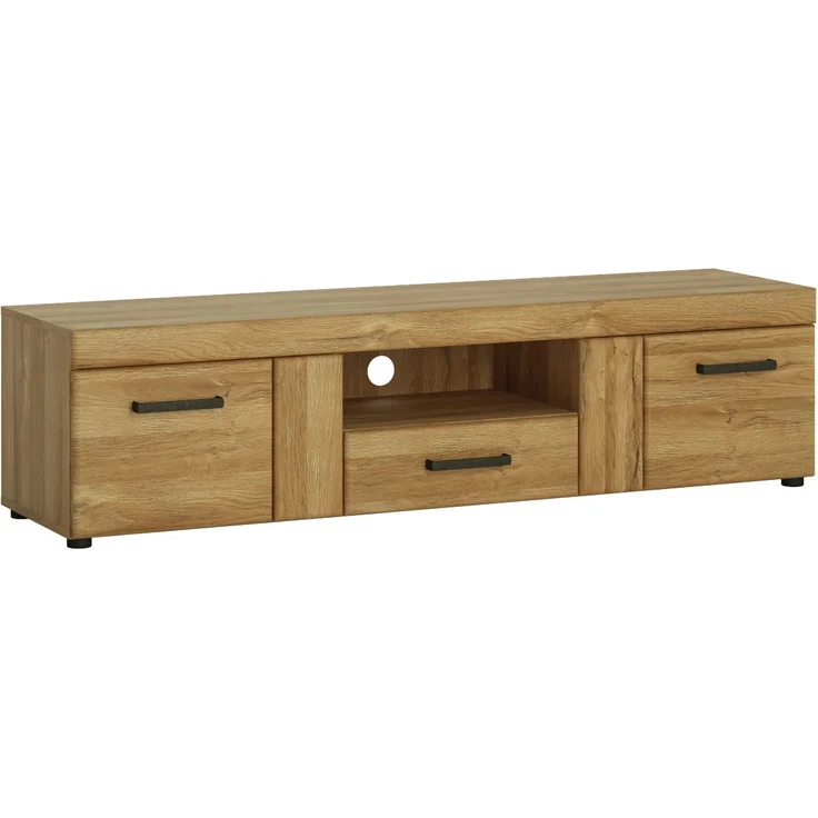 Lowboard >CORTINA< in Grandson Eiche Dekor - 156,8x39,8x40,9 (BxHxT) – Bild 1