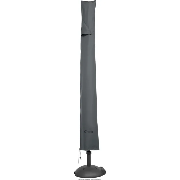 Schutzhülle für Schirme bis 400 cm Ø ,300 x 300 cm, mit Reißverschluss und Stab