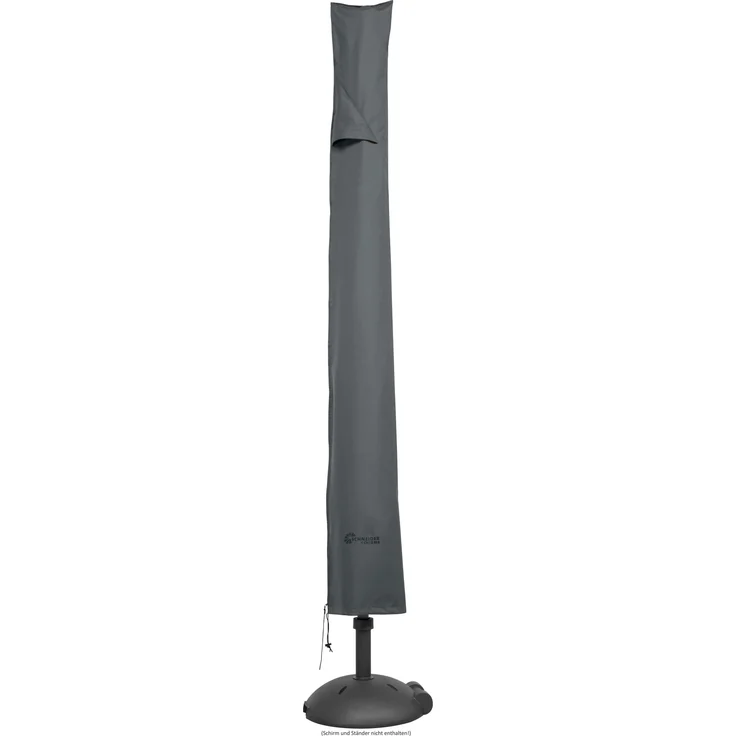 Schutzhülle für Schirme bis 400 cm Ø ,300 x 300 cm, mit Reißverschluss und Stab – Bild 1