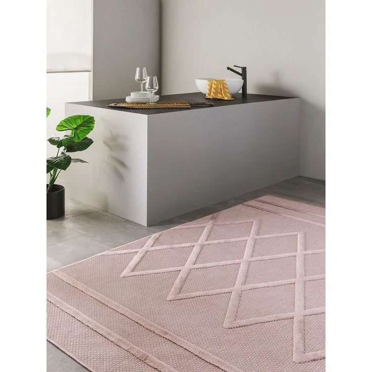 benuta Outdoorteppich Bonte, rechteckig, Höhe: 5 mm, Kunstfaser, Berber, Ethno-Style, Wohnzimmer – Bild 3