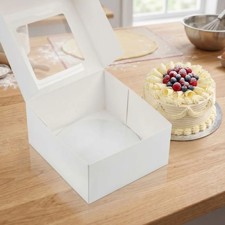 Relaxdays Tortenbox Set Sichtfenster & Cakeboards – Bild 6