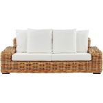 3 Sitzer Sofa Rattan Natürlich FORLI