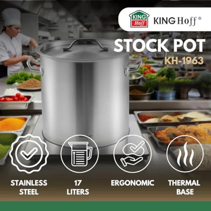 Kinghoff Kinghoff Gastronormtopf mit Deckel 25l KH1963 – Bild 10
