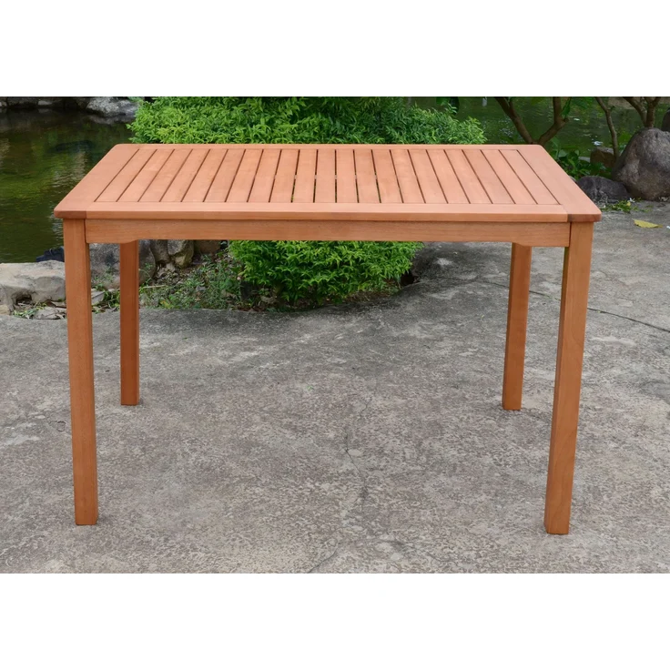 Gartentisch Balkontisch PITTSBURGH 110 x 70 cm aus Eukalyptus – Bild 4