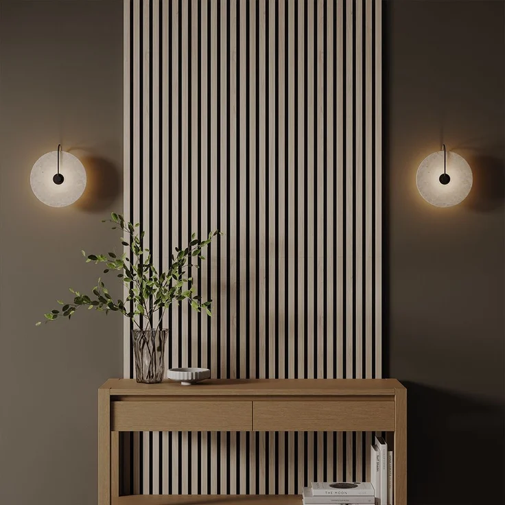 Wandpaneele Akustikpaneel Braun 12 Stück Vicco – Bild 6