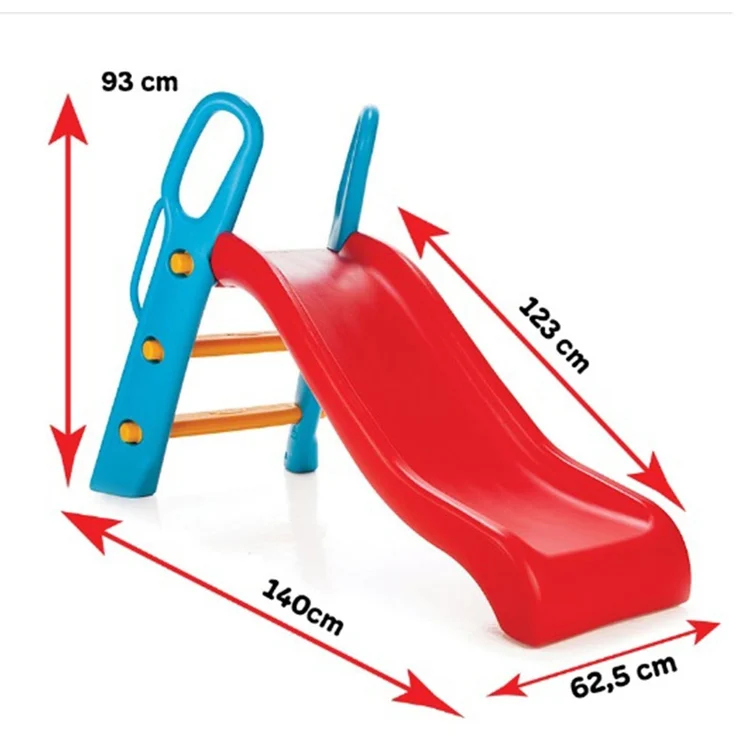Pilsan 06191 Kinderrutsche Bingo, Rutschlänge 140 cm, Höhe 93 cm, Breite 62,5 cm – Bild 2