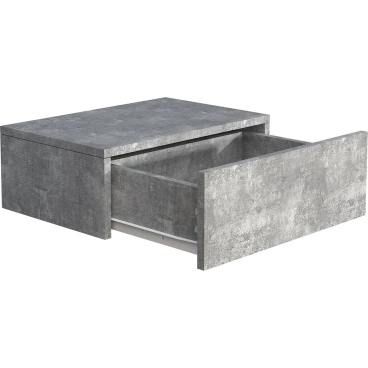VCM Nachttisch Usal 918284 Beton-Grau H. 15 x B. 45 x T. 30 cm – Bild 3