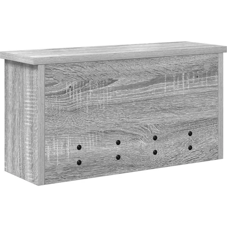 vidaXL Wandmontierter nachttisch Graues Sonoma 50 x 16 x 26 cm 874312 – Bild 7