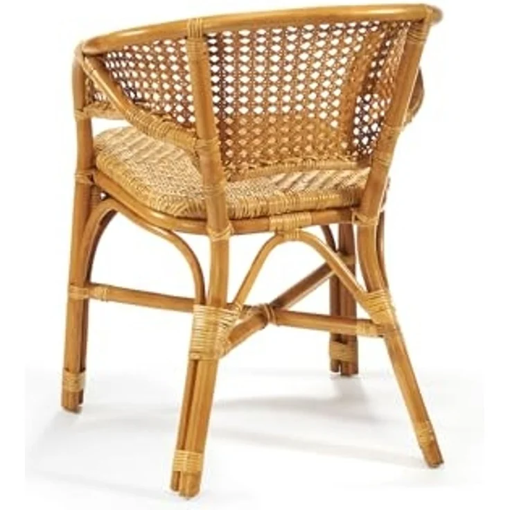 Kobolo Rattanstuhl Stuhl Sessel -NIMES- mit Wiener Geflecht (aus Rattan) – Bild 5