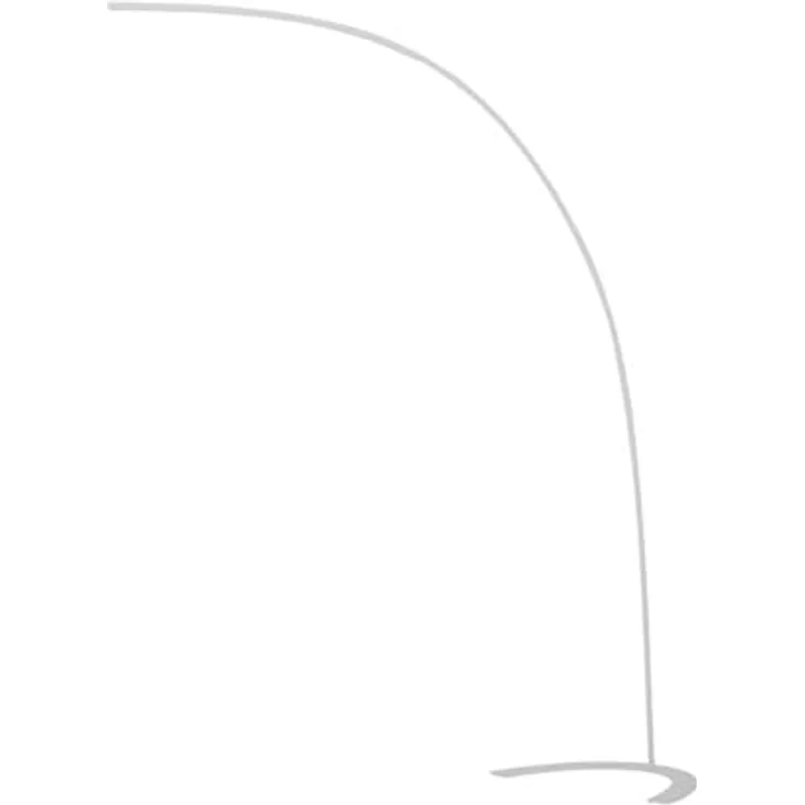 Lindby Bogenlampe Danua, 90 LEDs - 17 W, warmweiß, minimalistisches Design für moderne Wohnräume