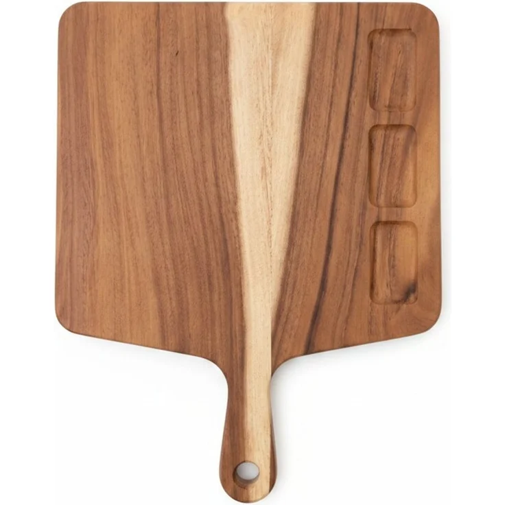 Teakholz Schneidbrett YANNY 44cm x 34cm x2,5cm – Bild 1