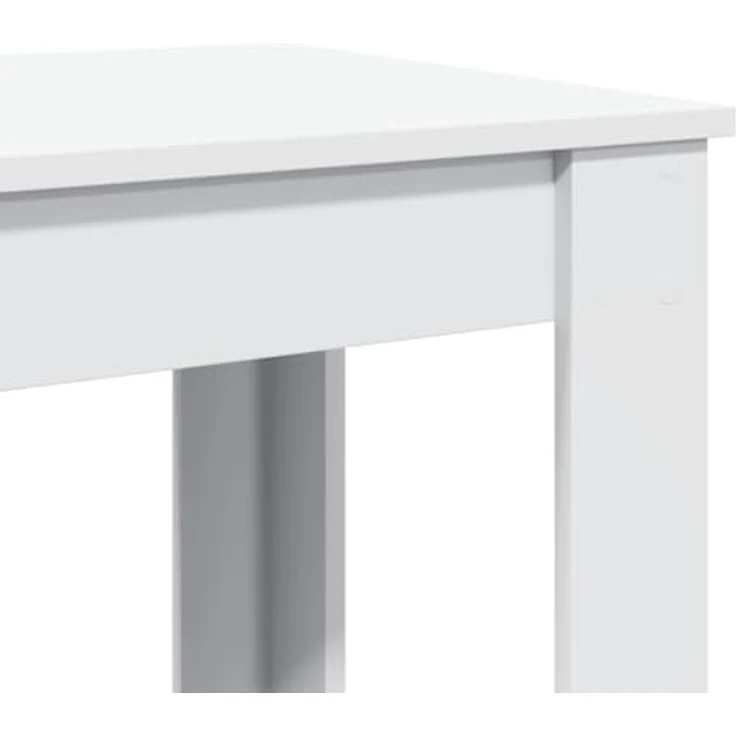 vidaXL Bartisch Weiß 51x50x103,5 cm Holzwerkstoff 854400 – Bild 5