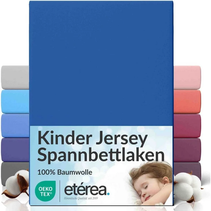 etérea Himmlische Qualität Spannbettlaken etérea Comfort Jersey Spannbettlaken, Jersey, Gummizug: rundum, (1 Stück) – Bild 1