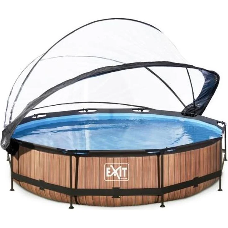 Exit Aufstellpool Framepool | Braun | 360x76 cm – Bild 1
