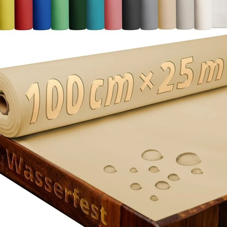 DecoHomeTextil Heimtextilmanufaktur Tischdecke Rolle Vliesstoff Tischläufer Vlies wasserabweisend – Bild 4