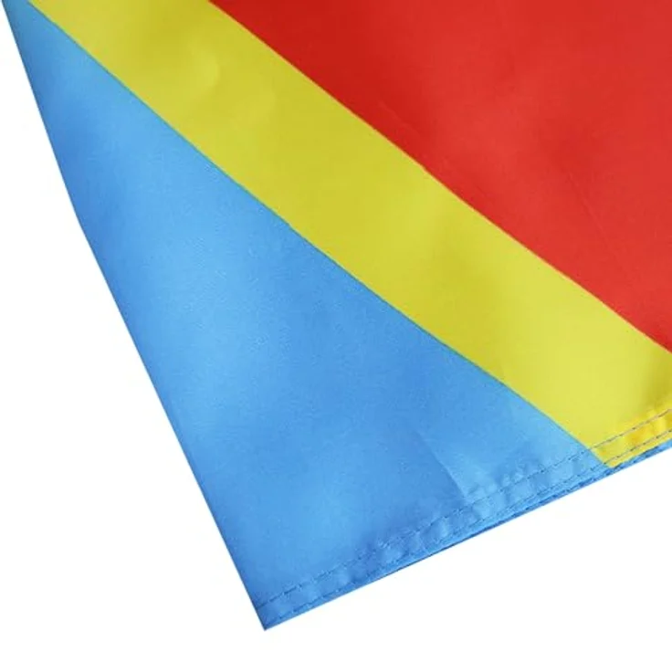 AZ FLAG - Flagge Demokratische Republik Des Kongo - 90x60 cm - Kongolesische Fahne 100% Polyester mit Messing-Ösen - 50g – Bild 4