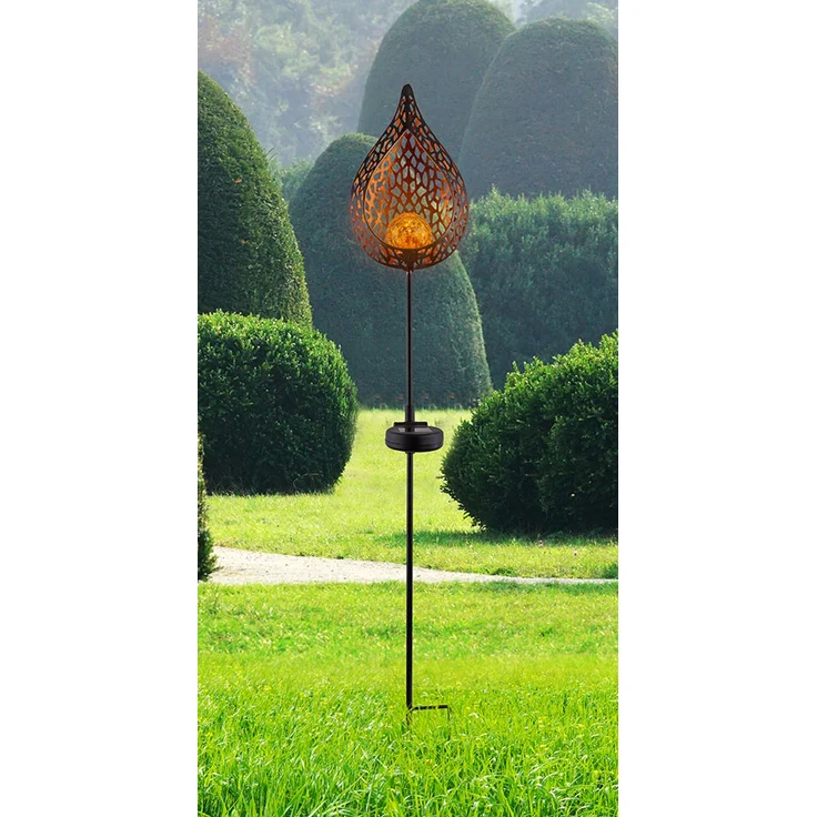2er Set LED Solar-Steckleuchten im Flammen Design – Bild 8