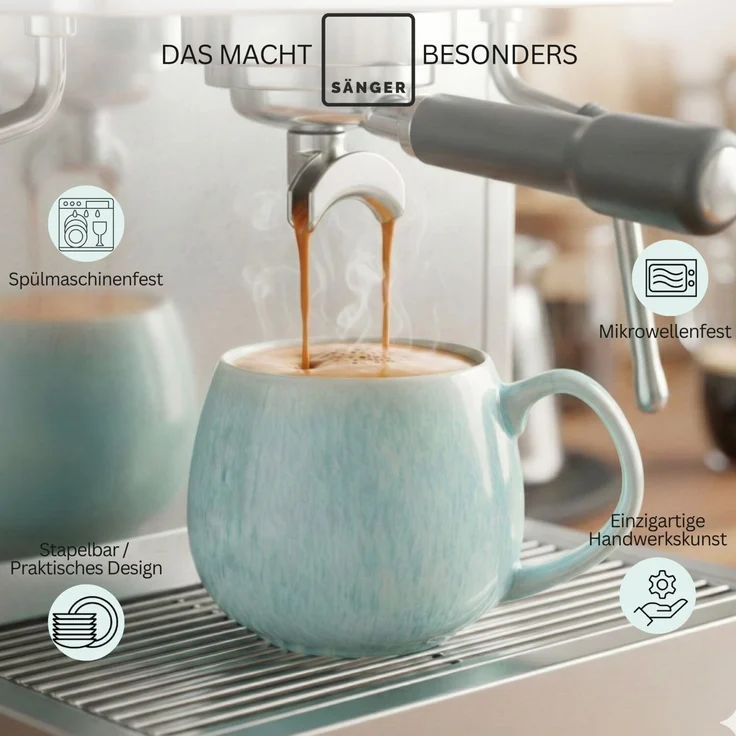 SÄNGER Kaffeebecher 4 teilig Paros – Bild 4
