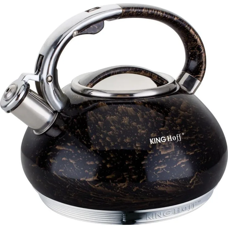 Kinghoff Kinghoff Wasserkocher mit Pfeife aus der Gold Line 3,0l 7781