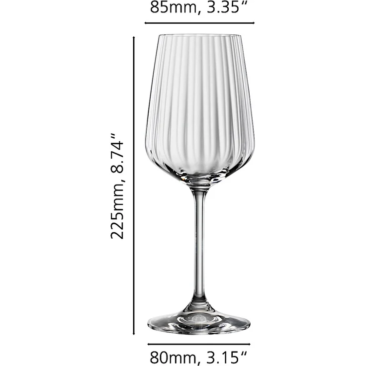 Spiegelau Lifestyle Weißweingläser 440 ml 4er Set – Bild 2