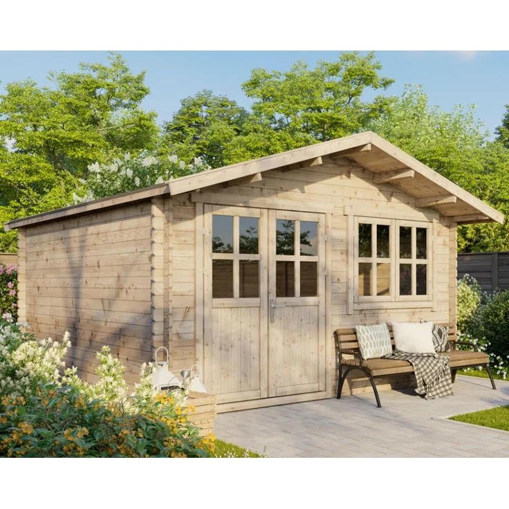 McGarden Gartenhaus Norwegen 400 x 400 cm 28mm